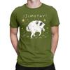 Unisexs Tshirt Raccoon Jimothy Vintage Pure Cotton Tees Short Sleeve Funny Internet Meme T Shirts Crew Neck Clothes Printed