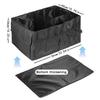 Collapsible Car Trunk Organizer With Mesh Pockets Portable Multi-Compartment Storage Box For Suv Truck Auto Cargo Organization