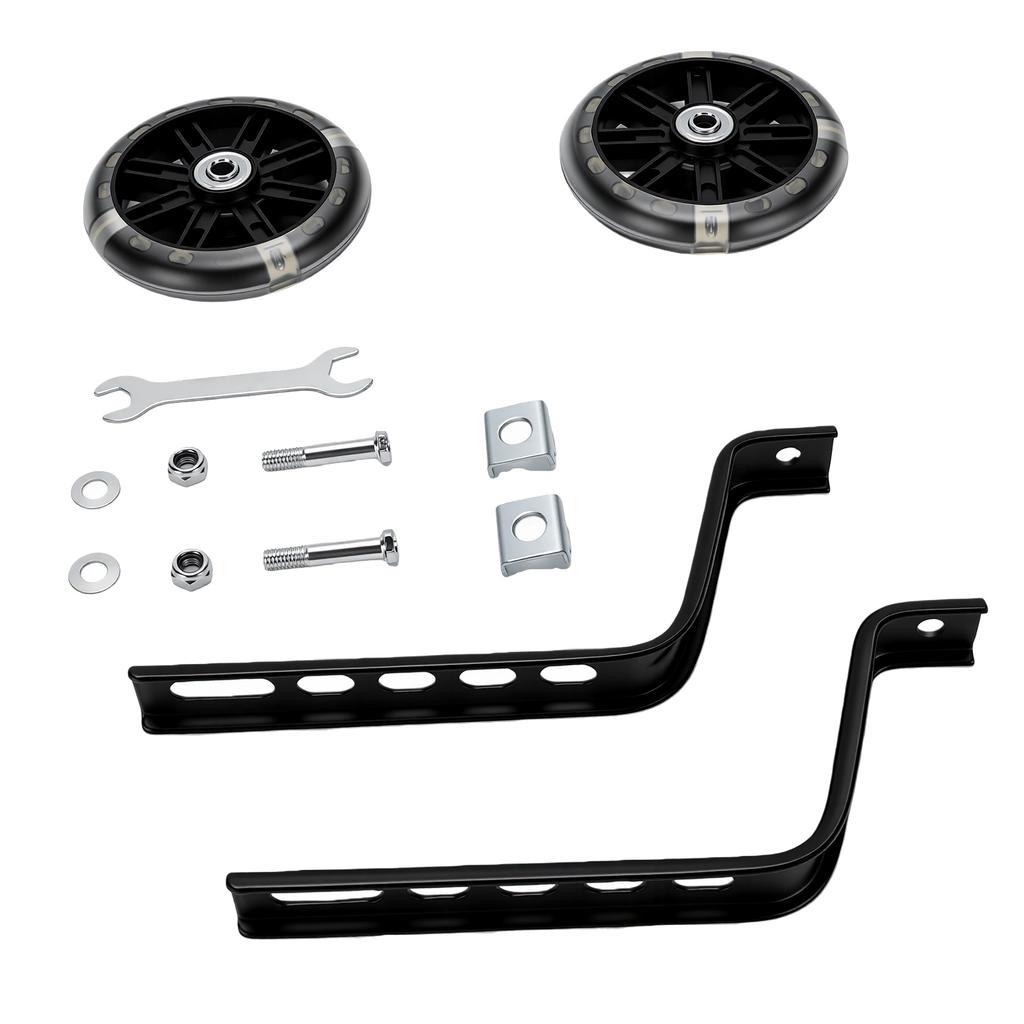 1 Pair Bike Training Wheels Thick Bracket Strong Load Bearing 12 20 Inch Bike Auxiliary Wheels