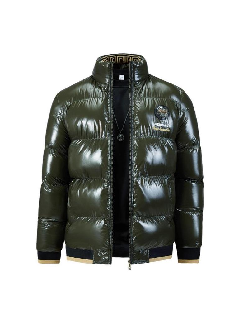 Men's 2024 Winter Stand Collar Fashion Cotton Padded Jacket - Loose, Thick, Trendy Outerwear