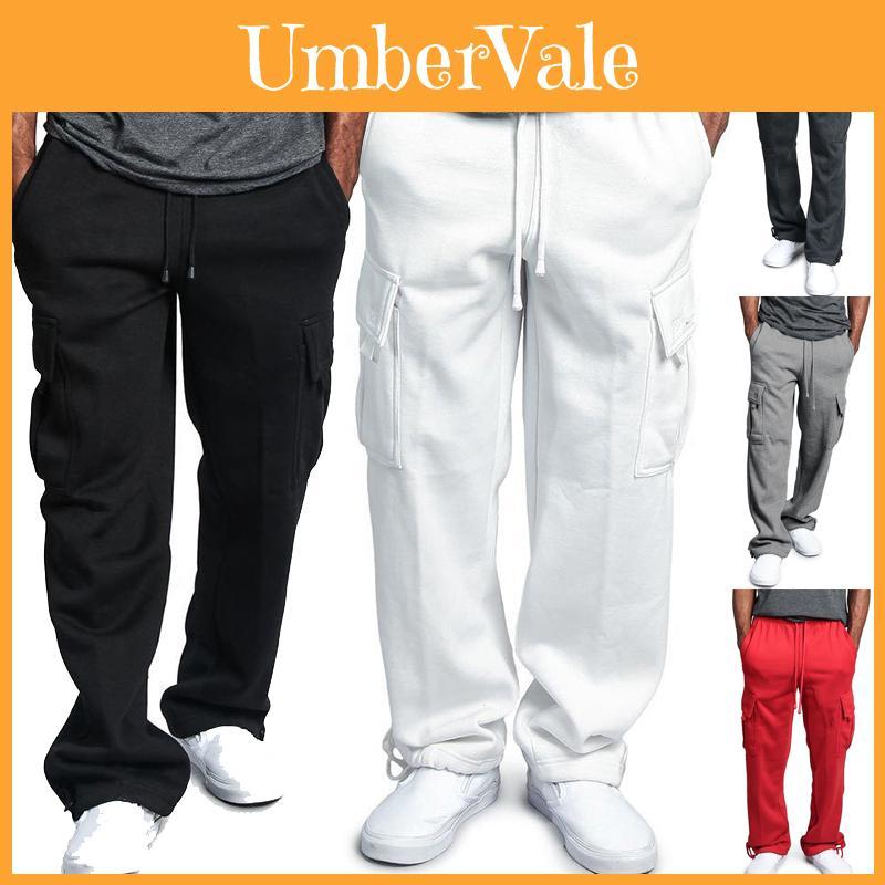 Stylish Mens Sport Pants Long Trousers Comfortable Tracksuit For Casual Workout