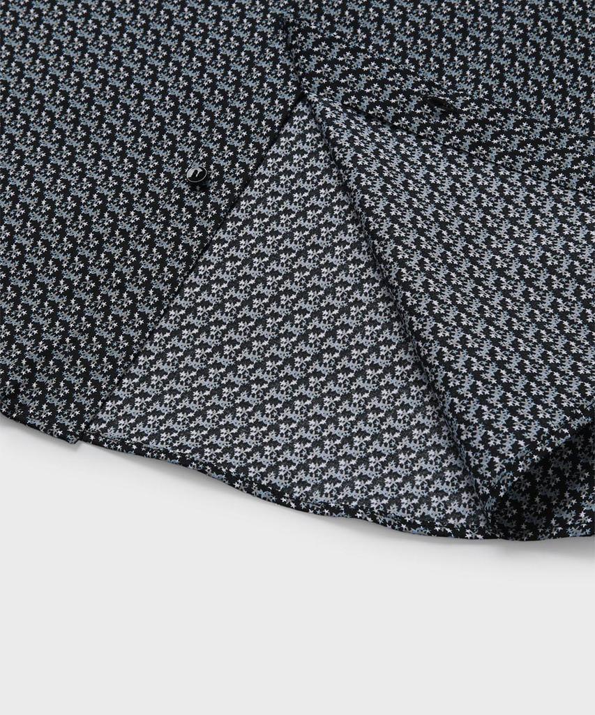 PANICALE Slim Fit Semi-Casual Pattern Shirt [Print]