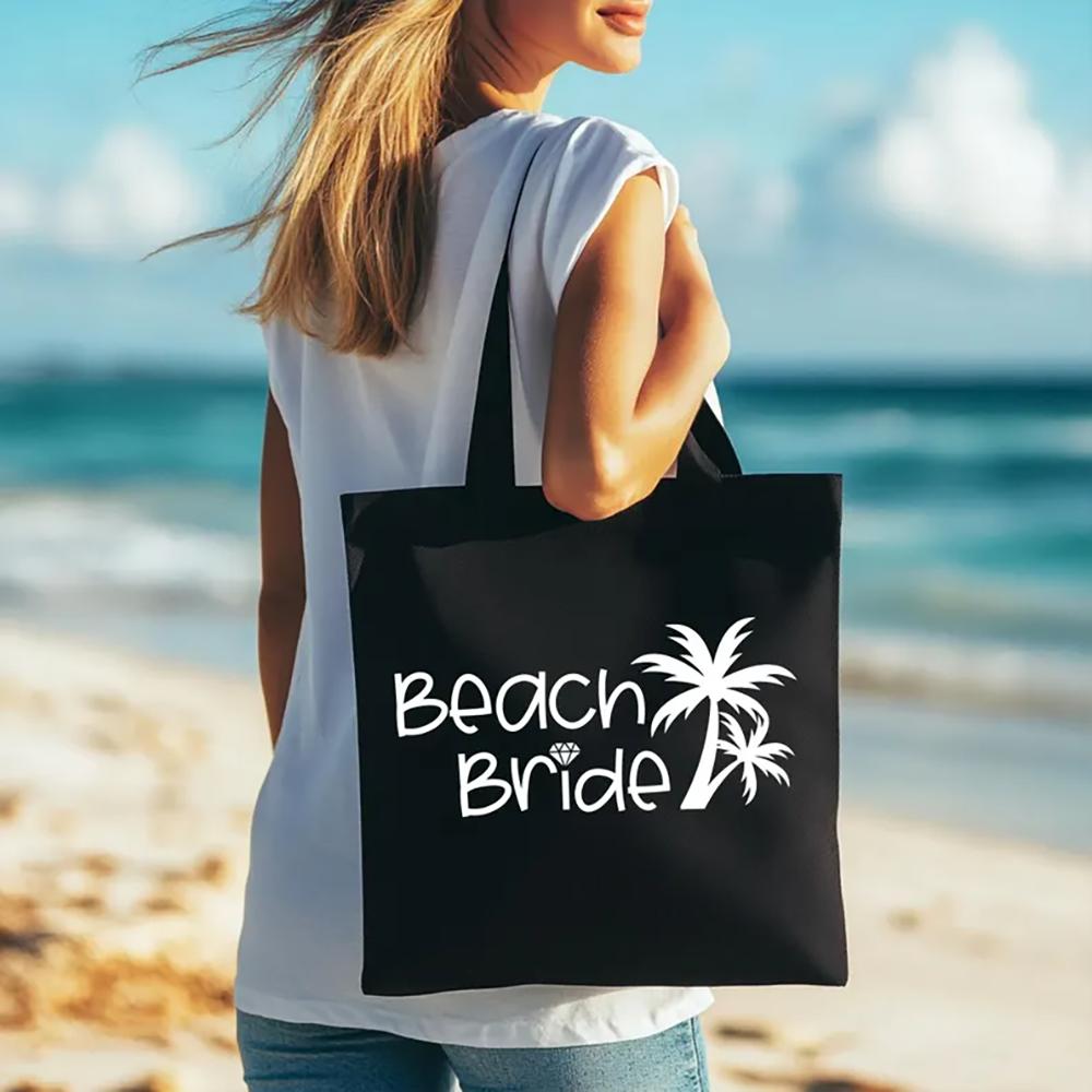 Beach Bachelorette Party Tote Bag Wedding Bridesmaid Bride Gift Bridal Shower Bach Party Supplies Honeymoon Trip Accessories