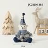 Mittelmeer Blau & Weiß Weihnachtsmütze Figuren Ornamente und Puppen