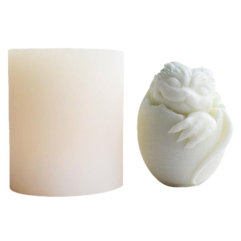 

Easter Dragon Kitten Egg Epoxy Resin Silicone Mold Fondant Cake Decorating DIY Aromatherapy Candle Making Soap Clay Mold 1