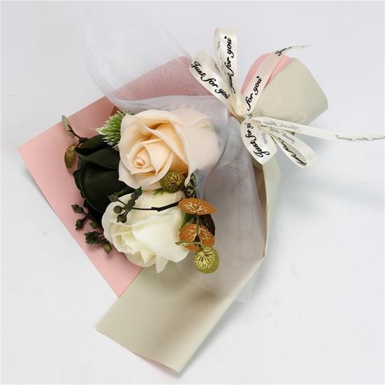 Seifen-Rosenblume, zarte, unverwelkte Seife, lebendige, langlebige Simulationsblumen