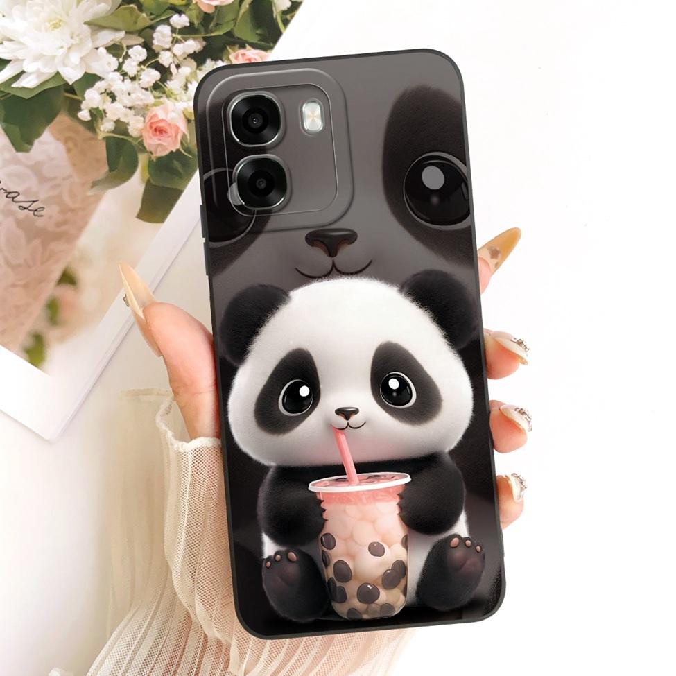 For Oppo A6x 4G CPH2819 5G CPH2783 Phone Case For Oppo A6x Cover Cute Kawaii Luxury Fashion Flowers Cool Painted Silicone Casing