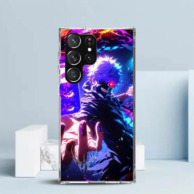 

G-Ghoul Tokyo Kaneki Ken Phone Case For Samsung Galaxy S24 S25 Edge S26 Ultra S22 S23 Plus S21 + S20 FE Soft TPU Back Cover Gala Samsung S23