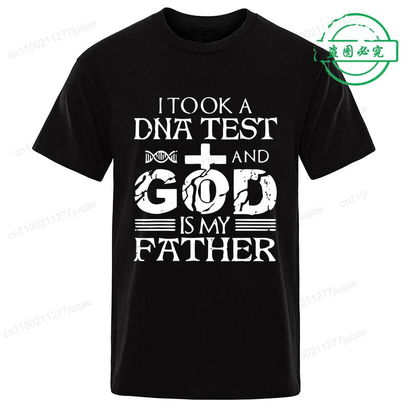 2025 Newest Fashion T-Shirt God Is My Father Jesus Summer T-Shirts Men's /Women's Short Sleeve Popular Tees Shirt Tops Unisex