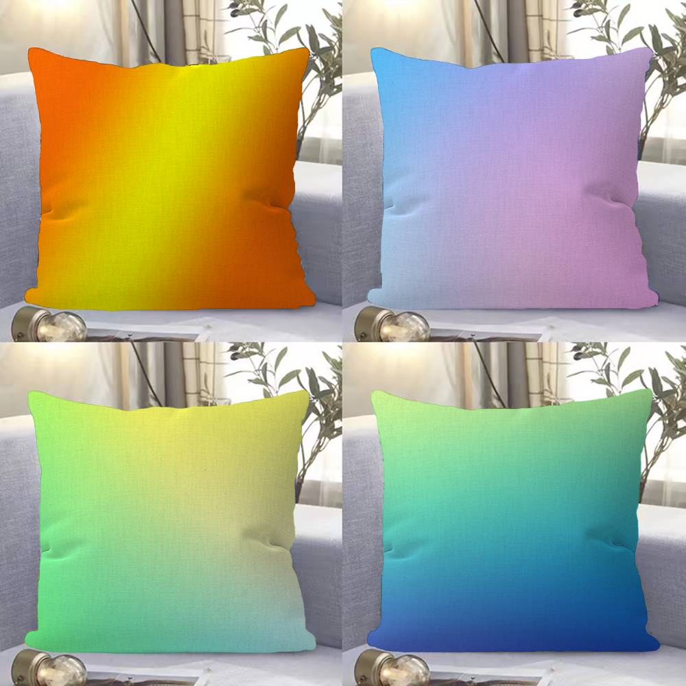 Gradient fashion Pillowcases Home Bedding Decorative Pillow Cover Wedding Super Soft Pillow Case