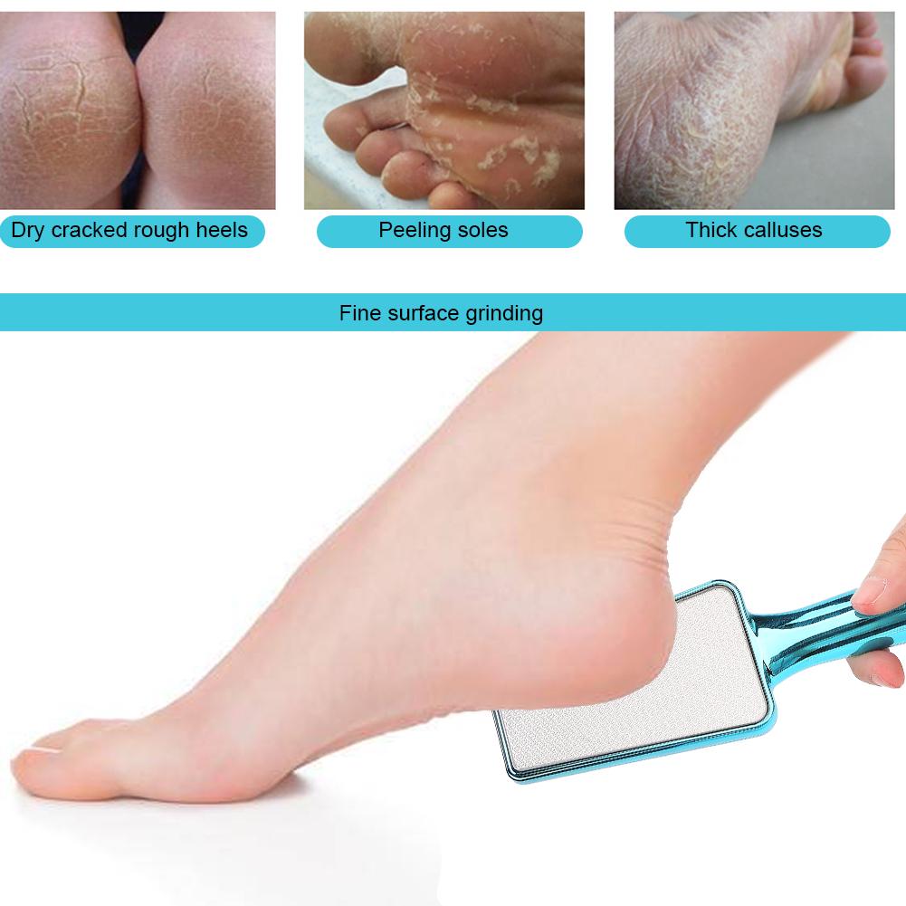 Nano Glass Foot Rasp Callus Dead Skin Remover Exfoliating Pedicure Foot File (Blue)