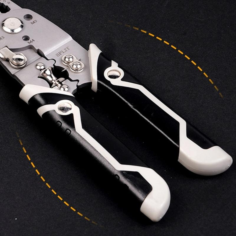 Multifunctional Wire Stripper Decrustation Pliers Crimper Cable Stripper Cutter Multifunctional Wire Repair Tool Pliers