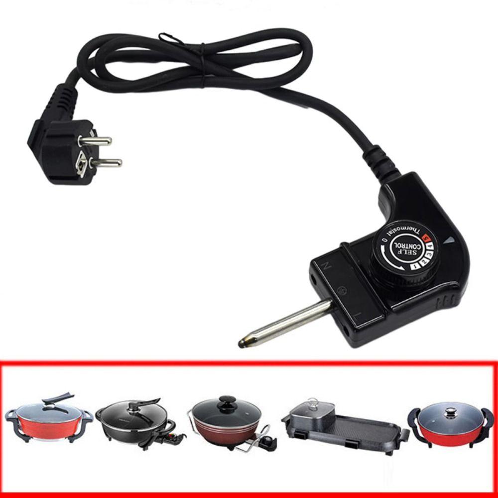 Europe Standard EU Adjustable Temperature Cord Inserted Needle Type Electric Appliance Thermostat Control Cord Kitchen Tool
