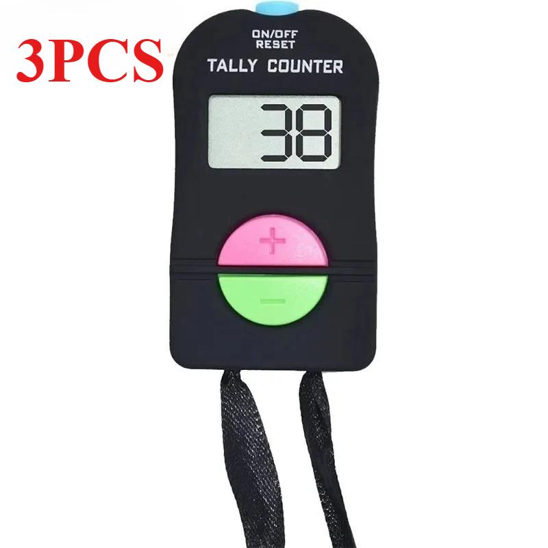 1/3/5/10PCS Portable Golf Stroke Counter Mini Score Clicker Electronic Scorer with Clip Golf Accessories for Outdoor Game 1
