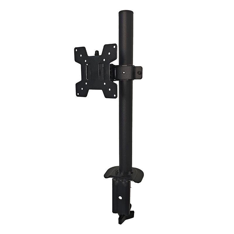 Dual Screen Adjustable Vertical Monitor Stand with Rotating Base