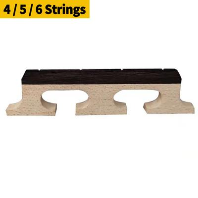 4 / 5 / 6 Saiten Palisander Ahorn Standard Banjo Steg Holz Banjo Steg Zubehör für Banjos Verbesserte Akustische Resonanz