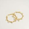 Objet213 Pearl & Ivy Hoop Earrings