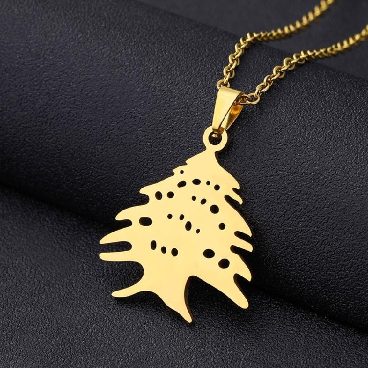 Elegant Lebanese Emblem Pendant Necklace Stylish Lebanese Emblem Necklace Accessory Adds A Touch Of Elegances To Outfits