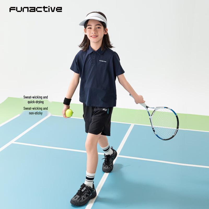 FUN ACTIVE Boy's Summer Breathable Sports Shorts