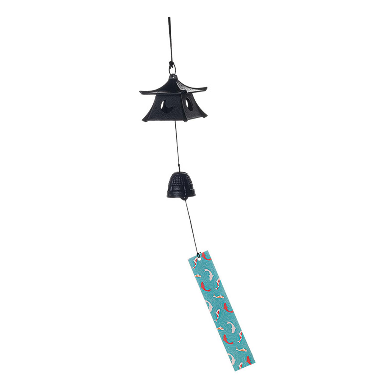 Japanese Wind Chime Windbell Weather Resistant Decorative Windchime Wind Bell for Outdoor Garden Home Decor Farmhouse Decor