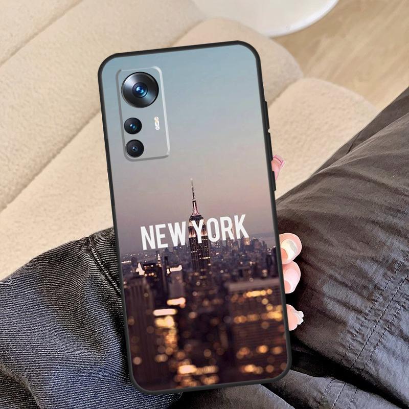 New York City Case For Xiaomi 13 13T 12T 11T 12 Lite 14 Pro 12X POCO F5 Pro X5 X3 M5 X4 F3 F4 C65 Cover