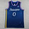 Mens Womens Philadelphia 76ers 0 Tyrese Maxey City Edition Basketball Jersey Loose Fit Sportswear