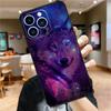 Animal Wolf Galaxy Soft Case For iPhone 16 15 Pro Max 14 Plus 13 12 Mini 11 XS Max X XR 7 8 Back Cover