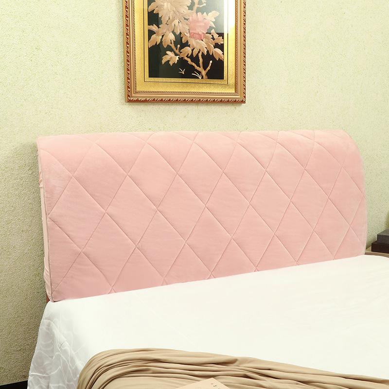 

Покрывало на прикроватную тумбочку в европейском стиле, простая эластичная ткань, универсальный чехол от пыли, плюс бархатное утолщенное изогнутое покрывало на прикроватную тумбочку 100*70cm розовый