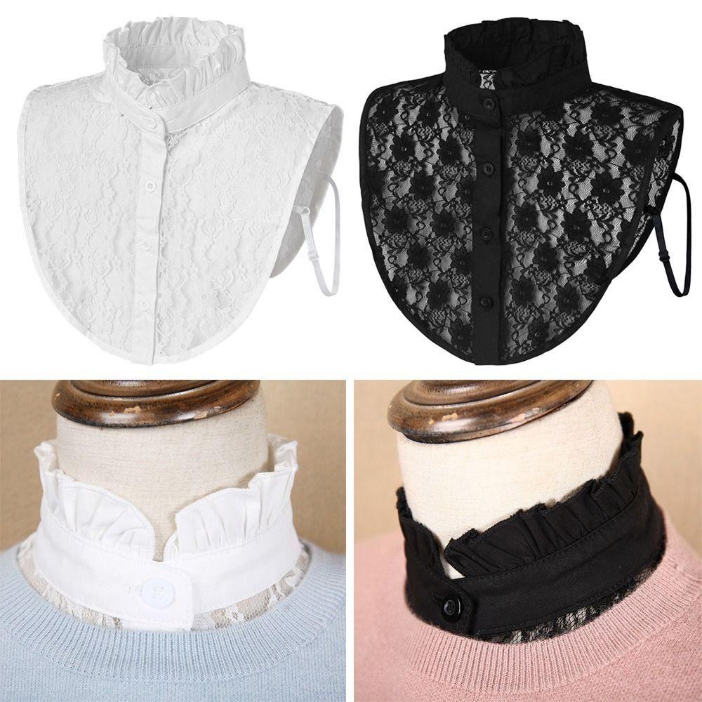 Detachable Fake Collar White Black Neckline New Fashion False Collar  Women Girls