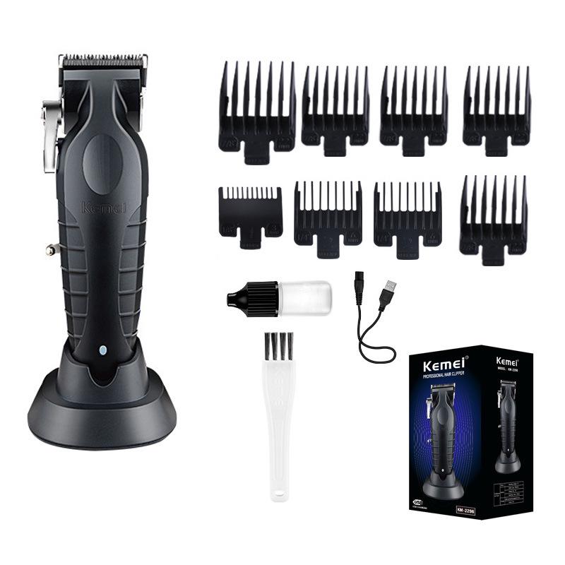 

Kemei KM-2296 USB Электрическая машинка для стрижки волос с базой для гравировки волос и салонного использования