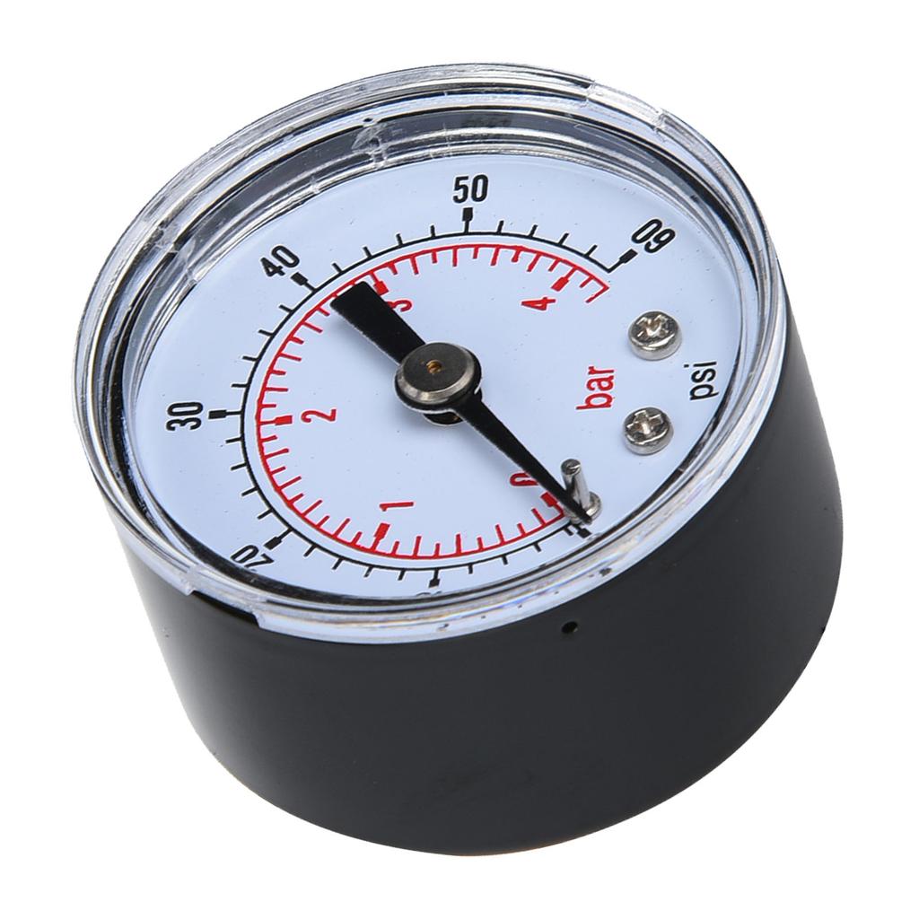 Mechanical Pressure Gauge for   Oil Water 1Celsius8inch BSPT Back Connection (0-15psi 0-1bar)