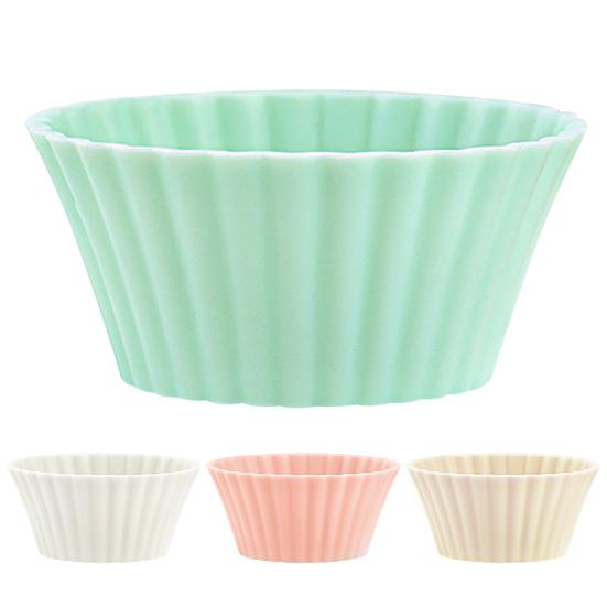 10Pcs Muffin Non-stick Cup Flexible Silicone Holiday Party Cupcake Liner for Household