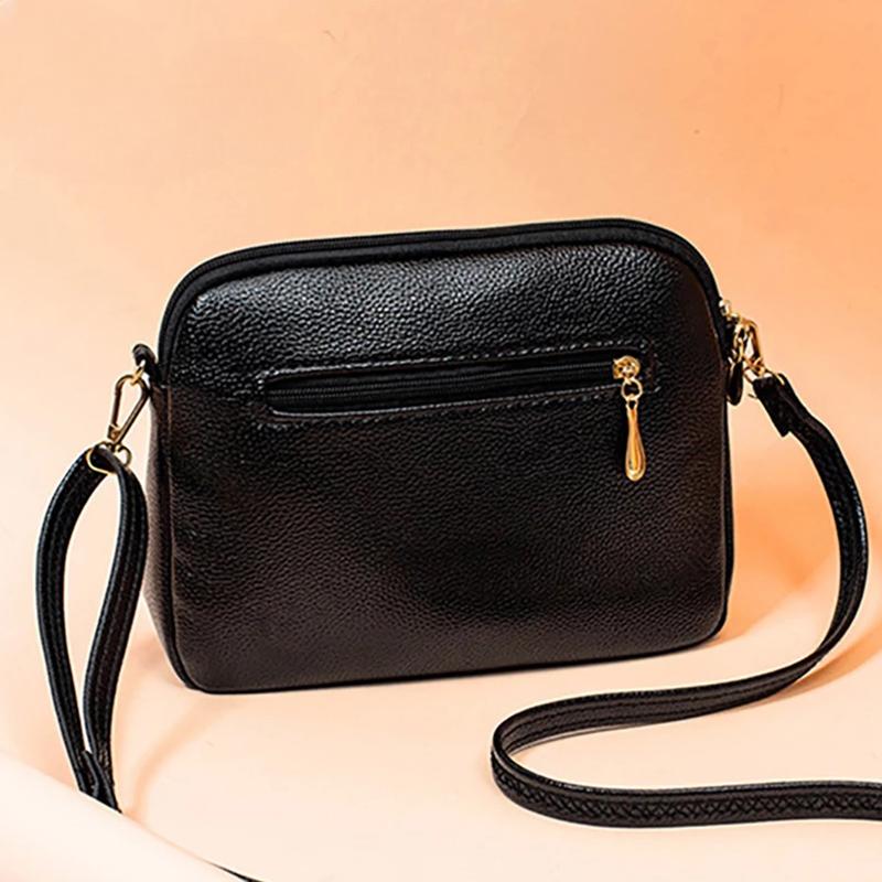 Vintage Druck Schulter Tasche Frauen PU Leder Umhängetasche Casual Messenger Bag Multifunktions Shopping Handtasche Geldbörse
