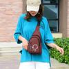 Women Small Bag Wild Messenger Bag Fashion One Shoulder Plaid Chest Bag