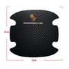 4PCS Car Door Handle Protection Sticker Emblem Car Decoration Styling For Porsche Boxster Cayenne Panamera Macan Cayman 911 918 996 917 991