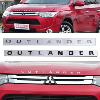 Car Styling Front Hood Emblem Badge Sticker For EX Colt Outlander Pajero Lancer Eclipse Cross Ralliart Triton Delica