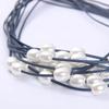 2PCS Adjustable Pearl Curtain Tieback Polyester Curtain Tape Imitation Pearl Ties  Wedding Decor