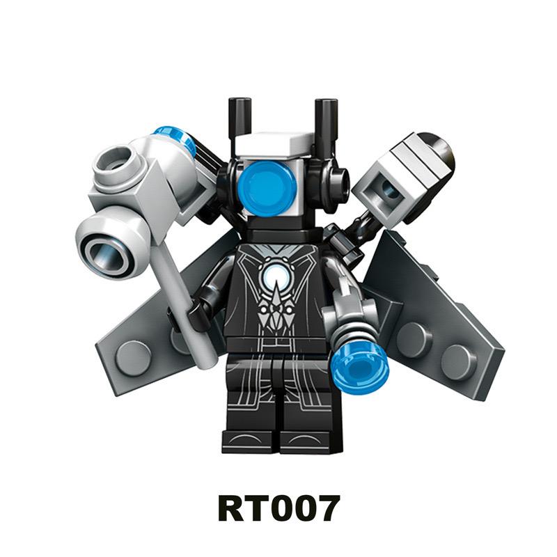 Skibidi Toalett Anime Rajzfilm Kockák Speakerman TV Ember Operatőr Akció MOC Toalett Ember vs Monitor Építőkockák A Hang