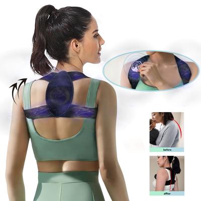 Mikrostrom-Haltungsgerät für Rückenmassage kombiniert mit EMS-Muskelstimulation zur Linderung des Rückens, zur Verbesserung der Lendenwirbelstütze und der Haltung