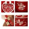Red Wedding Tea Set: Tea Cups, Bowls & Chopsticks - Perfect for Weddings & Celebrations