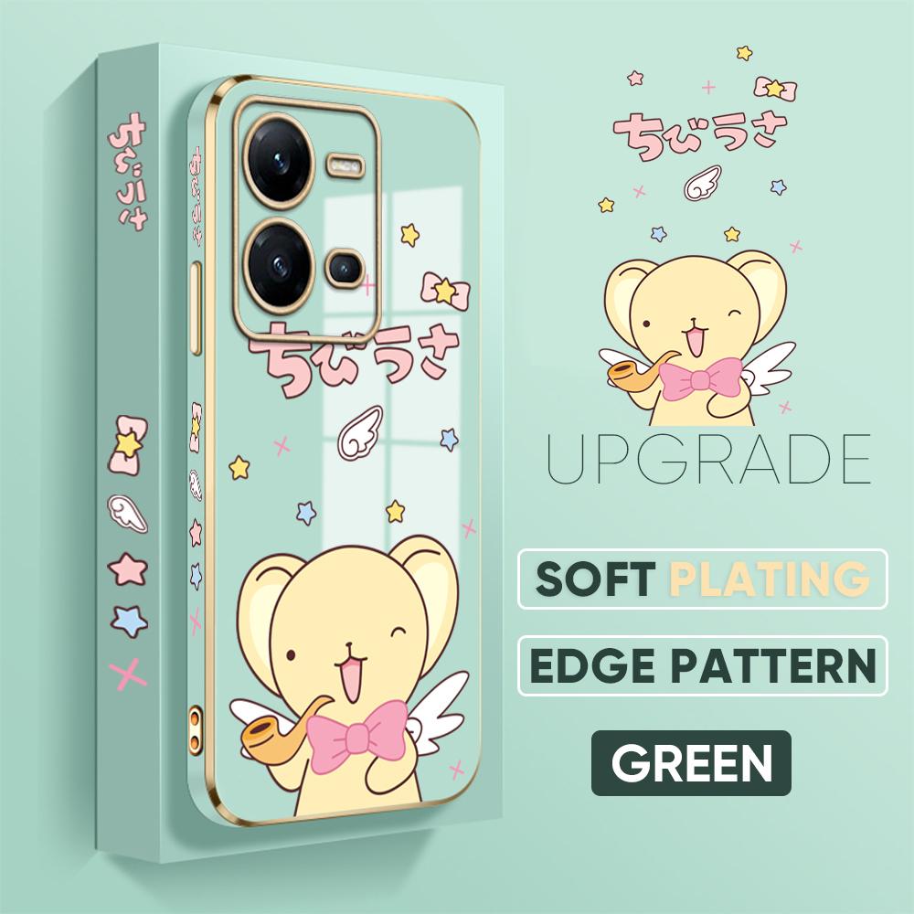 Cute Cartoon 6D Plating Case for VIVO V27 V23E V25 Y21 Y21S Y02 OPPO A31 A15 Realme 10 C11 8 9 HUAWEI P40 Pro P30 Mate Nova Honor Soft Cover