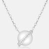 METROCITY JEWELRY 1992 PERLA Sterling Silver White Necklace A251SN1750WPH