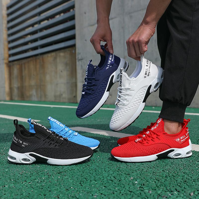 Men Fashion Sneakers New Breathable Mesh Running Shoes Men Classic Casual Sneakers Male Non-slip Outdoor Comfort Walking Shoes