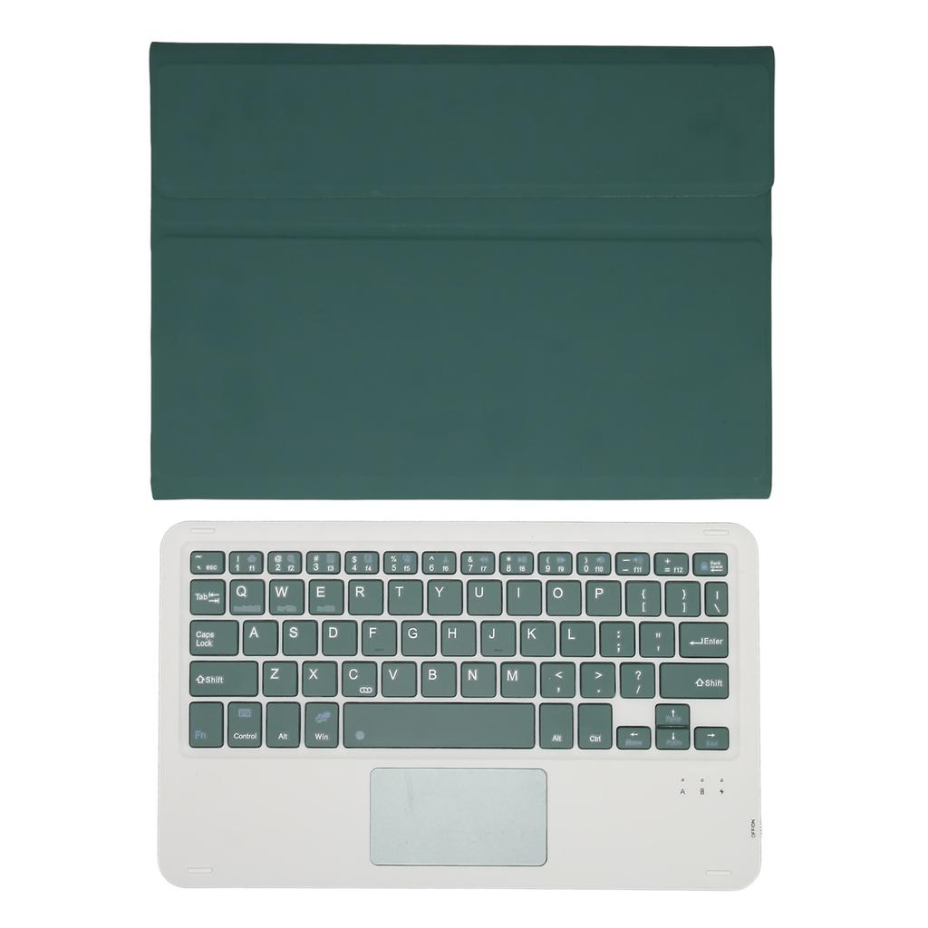 Tablet Keyboard Case for Galaxy Tab A8 10.5in 2022 Detachable Wireless Bluetooth Tablet Keyboard TPU Case Dark Green