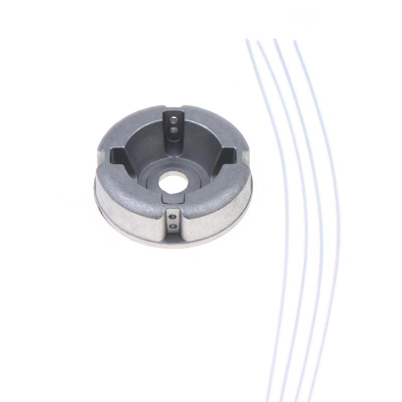 Aluminum Grass Trimmer Head Universal Lawn Mower Replacement Head Lawn Mower Accessory For Garden Yard Grass Cutting