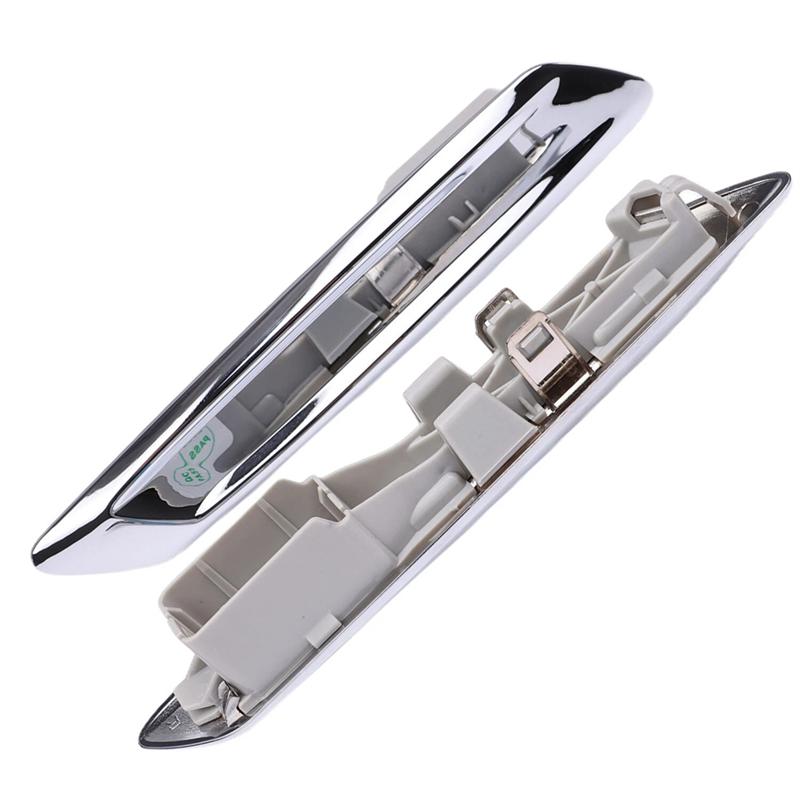 ABLZ-Front Left & Right Fender Trim Molding Exterior Trim Grill For BMW F10 F11 528I 535I / 51137336645, 51137336646