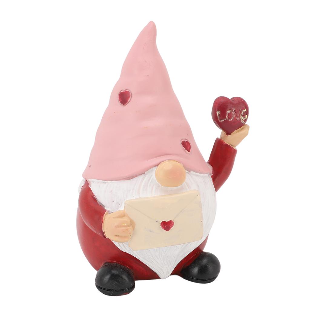 Gnome Statue Sweet Resin Gnome Figurine for Home Wedding Party Holiday Decorations Anniversary Gift