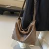 Retro fashion large-capacity shoulder bag women's new autumn trendy casual tote bag textured underarm bag