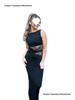 European Spring Style Lace Patchwork Backless Dress