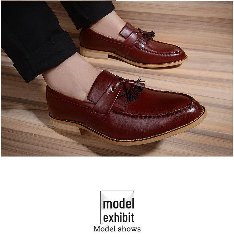 Spring Men's New Arrival: Stylish Korean Trendy Casual & Business Formal Leather Pointed Toe Shoes